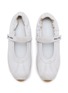 Detail View - Click To Enlarge - MIU MIU - Pume Leather Mary Jane Sneakers