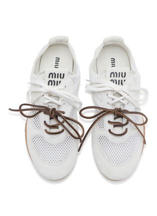Detail View - Click To Enlarge - MIU MIU - Gymnasium Women's Sneakers