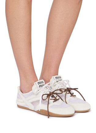 Figure View - Click To Enlarge - MIU MIU - Gymnasium Women's Sneakers