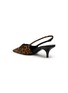 Detail View - Click To Enlarge - MIU MIU - 55 Modellerie Hair Leather Slingback Pumps