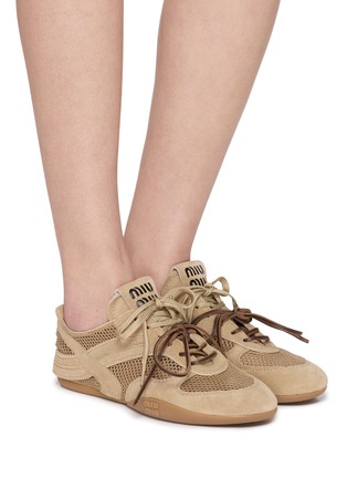 Figure View - Click To Enlarge - MIU MIU - Gymnasium Women's Sneakers