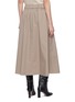 Back View - Click To Enlarge - PESERICO - Flared Maxi Skirt