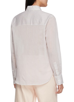 Back View - Click To Enlarge - PESERICO - Striped Shirt