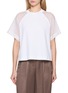 PESERICO Transparent Raglan Sleeve T-Shirt