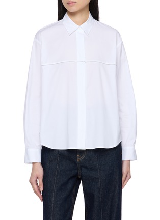 Main View - Click To Enlarge - PESERICO - Seam Detail Shirt