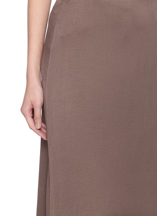  - PESERICO - Flowy Asymmetric Midi Skirt