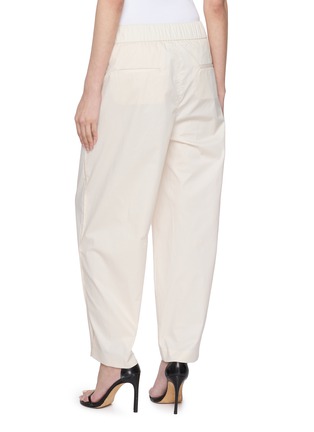 Back View - Click To Enlarge - PESERICO - Elastic Waist Pleated Pants