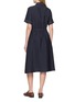 Back View - Click To Enlarge - PESERICO - Short Sleeve Belted Polo Shirt Dress
