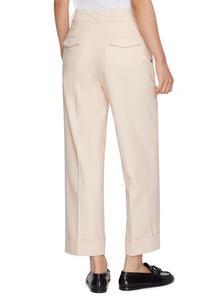 Back View - Click To Enlarge - PESERICO - Turn Up Hem Suiting Pants