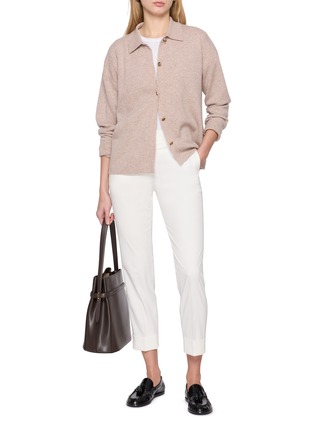 Figure View - Click To Enlarge - PESERICO - Stretch Gabardine Pants