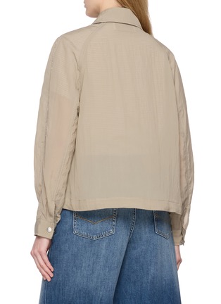 Back View - Click To Enlarge - PESERICO - Front Patch Pocket Technical Jacket