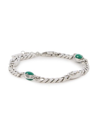 Main View - Click To Enlarge - LACOSTE ACCESSORIES - Silver Toned Metal Easy Chain Bracelet