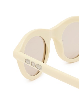 Detail View - Click To Enlarge - LACOSTE ACCESSORIES - Acetate Round Sunglasses