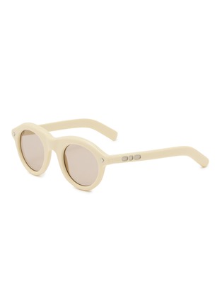 Main View - Click To Enlarge - LACOSTE ACCESSORIES - Acetate Round Sunglasses