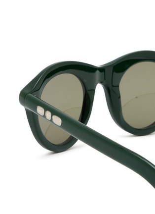 Detail View - Click To Enlarge - LACOSTE ACCESSORIES - Acetate Round Sunglasses