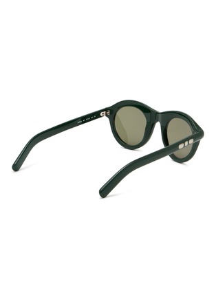 Figure View - Click To Enlarge - LACOSTE ACCESSORIES - Acetate Round Sunglasses