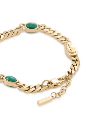 Detail View - Click To Enlarge - LACOSTE - Gold Toned Metal Easy Chain Bracelet