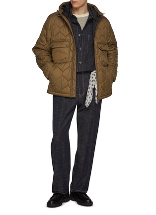Figure View - Click To Enlarge - BARBOUR - Re-Engineered Hooded Spey Quilted Jacket