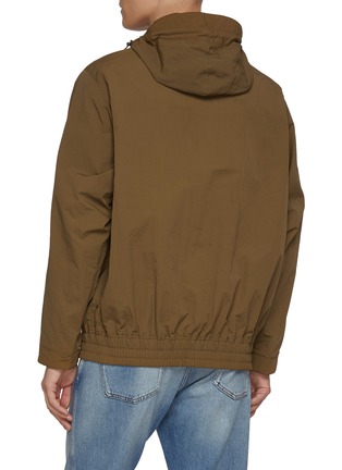 Back View - Click To Enlarge - BARBOUR - Re-Engineered Hooded Showerproof Flight Bedale Jacket