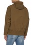 Back View - Click To Enlarge - BARBOUR - Re-Engineered Hooded Showerproof Flight Bedale Jacket