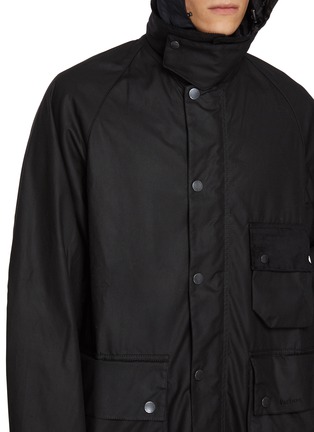 - BARBOUR - Convertible Collar Waxed Cotton Jacket