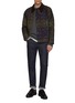 Figure View - Click To Enlarge - BARBOUR - Tartan Transport Quilted Jacket