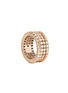Main View - Click To Enlarge - ROBERTO COIN - Rocks & Diamonds 18K Rose Gold Diamond Ruby Ring — EU 53