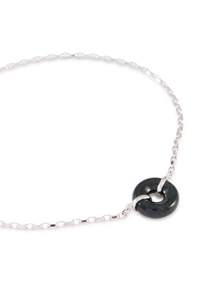 Detail View - Click To Enlarge - LC COLLECTION LABEL - 18K White Gold Jadeite Bracelet