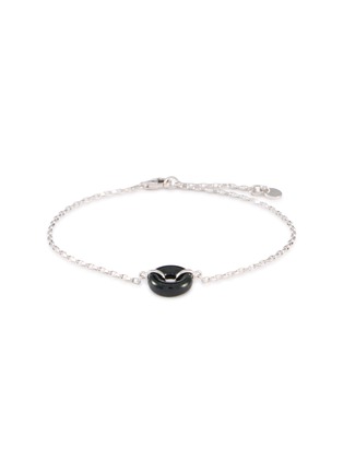LC COLLECTION LABEL | 18K White Gold Jadeite Bracelet