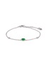 Main View - Click To Enlarge - LC COLLECTION LABEL - 18K White Gold Diamond Jadeite Bracelet