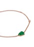 Detail View - Click To Enlarge - LC COLLECTION LABEL - 18K Rose Gold Diamond Wulu Jadeite Bracelet