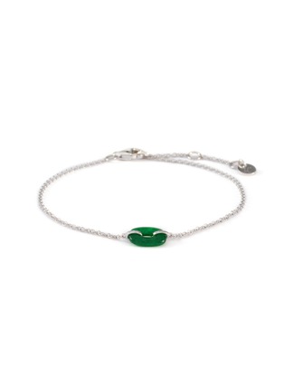 Main View - Click To Enlarge - LC COLLECTION LABEL - 18K White Gold Jadeite Bracelet