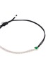 Detail View - Click To Enlarge - LC COLLECTION LABEL - 18K White Gold Cabochon Jadeite Thread Bracelet — Medium