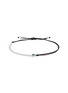 Main View - Click To Enlarge - LC COLLECTION LABEL - 18K White Gold Cabochon Jadeite Thread Bracelet — Medium