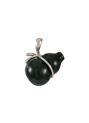 Detail View - Click To Enlarge - SAMUEL KUNG - 18K White Gold Jade Diamond Pendant