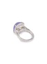 Figure View - Click To Enlarge - SAMUEL KUNG - 18K White Gold Lavender Jade Diamond Ring — US 6.5