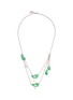 Main View - Click To Enlarge - SAMUEL KUNG - 18K White Gold Jadeite Diamond Necklace