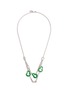 Main View - Click To Enlarge - SAMUEL KUNG - 18K White Gold Jadeite Diamond Necklace