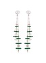 Main View - Click To Enlarge - SAMUEL KUNG - 18K White Gold Jadeite Diamond Ruby Drop Earrings