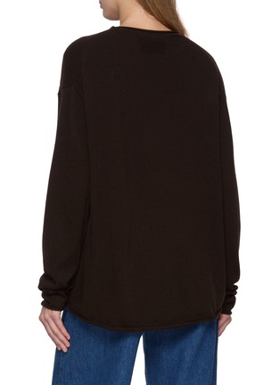 Back View - Click To Enlarge - GUEST IN RESIDENCE - Oversized Crewneck Cashmere Knit Sweater