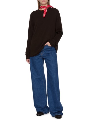 Figure View - Click To Enlarge - GUEST IN RESIDENCE - Oversized Crewneck Cashmere Knit Sweater