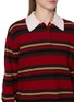  - GUEST IN RESIDENCE - Cropped Striped Cashmere Rugby Knit Sweater