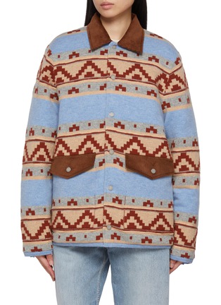 Main View - Click To Enlarge - GUEST IN RESIDENCE - Western Industry Wool Cashmere Jacket