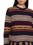  - GUEST IN RESIDENCE - Western Striped Wool Cashmere Crewneck Sweater
