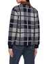 Back View - Click To Enlarge - GUEST IN RESIDENCE - Reversible Quilted Plaid Liner Wool Cashmere Jacket