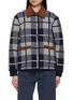 Main View - Click To Enlarge - GUEST IN RESIDENCE - Reversible Quilted Plaid Liner Wool Cashmere Jacket