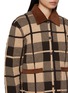  - GUEST IN RESIDENCE - Reversible Quilted Plaid Liner Wool Cashmere Jacket