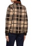 Back View - Click To Enlarge - GUEST IN RESIDENCE - Reversible Quilted Plaid Liner Wool Cashmere Jacket