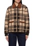 Main View - Click To Enlarge - GUEST IN RESIDENCE - Reversible Quilted Plaid Liner Wool Cashmere Jacket