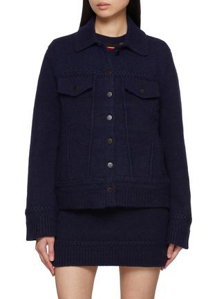 Main View - Click To Enlarge - GUEST IN RESIDENCE - Jean Cashmere Wool Jacket